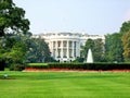 White House on deep blue sky background Royalty Free Stock Photo