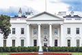 White House Door Washington Monument Pennsylvania Ave Washington DC Royalty Free Stock Photo