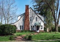 Vine Covered White House in Early Spring Royalty Free Stock Photo