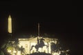 The White House at Night, Washington, D.C. Royalty Free Stock Photo