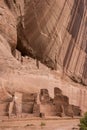 White house ruins in Canyon de Chelly National Monument Royalty Free Stock Photo