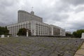 The White house. Russian government building in Moscow