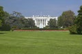 The White House South Lawn with Truman Balcony, Washington D.C. Royalty Free Stock Photo