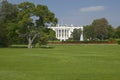 The White House South Lawn with Truman Balcony, Washington D.C. Royalty Free Stock Photo