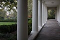 White House West Wing Colonnade Royalty Free Stock Photo