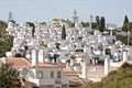 White houses in Carvoeiro Portugal