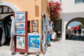 Santorini, Greece - romantic island with white buildings Royalty Free Stock Photo