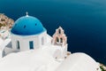 Santorini, Greece - romantic island with white buildings Royalty Free Stock Photo