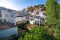 White Houses, Rock Overhangs and Trejo River - Setenil de las Bodegas, Andalusia, Spain
