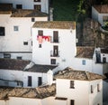 White houses in Spanish village Royalty Free Stock Photo