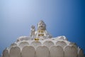 The white huge Guanyin statue at Wathyuaplakang temple