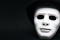 White human mask Royalty Free Stock Photo