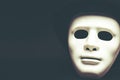 White human mask Royalty Free Stock Photo