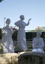 White human sculptures show on Frisco Arts Walk
