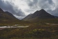 The River Coe at Glencoe in Scotland.