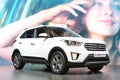 White Hyundai Creta at MIAS 2016