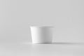 White ice cream paper cup mock-up Royalty Free Stock Photo