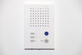 White intercom system Royalty Free Stock Photo