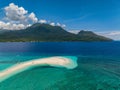 White island in Camiguin Island. Philippines. Royalty Free Stock Photo