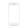 White isolated smart phone