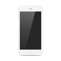 White isolated smart phone