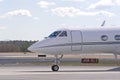 White Jet Nose Royalty Free Stock Photo