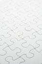 White jigsaw puzzle Royalty Free Stock Photo