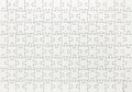 White jigsaw puzzle pattern Royalty Free Stock Photo