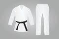 White karate suit