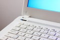 White Key Board Laptop Computer Royalty Free Stock Photo