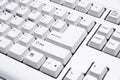 White keyboard Royalty Free Stock Photo