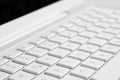 White Keyboard Royalty Free Stock Photo