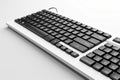 A White keyboard with the word windows on white background Royalty Free Stock Photo