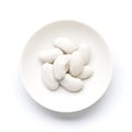 White kidney bean Royalty Free Stock Photo