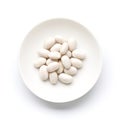White kidney bean Royalty Free Stock Photo