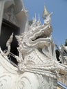 White King of Naga sculpture in Petchburi Art