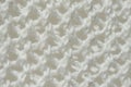 White knit material - up close abstract background