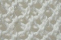 White knit material - up close abstract background