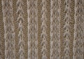 White knitting wool texture background