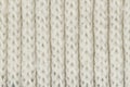 White knitting wool texture for pattern and background