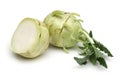 White kohlrabi Royalty Free Stock Photo