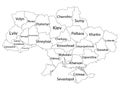 Region Oblast Map Of Ukraine