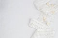 White lace background for wedding Royalty Free Stock Photo