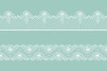 white lace borders Royalty Free Stock Photo