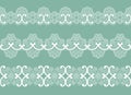 White lace borders Royalty Free Stock Photo