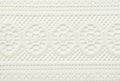 White lace fabric with abstract pattern Royalty Free Stock Photo