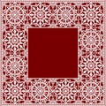 White Lace Frame Royalty Free Stock Photo