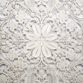 Elegant Lace Wallpaper With Intricate Papercut Floral Designs