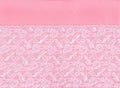 White lace on pink background. Royalty Free Stock Photo