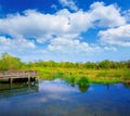 White Lake at Cullinan Park in sugarland Texas Royalty Free Stock Photo